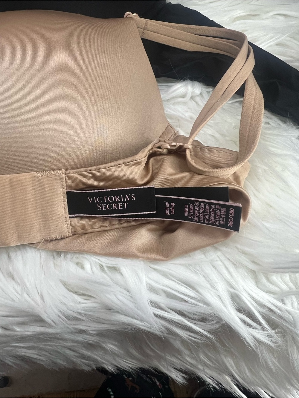Victoria's Secret Smooth Push-Up Bra Duo — Black & Nude - Picture 6 of 6
